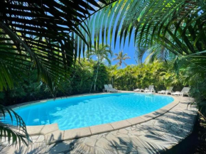 Maison d'une chambre avec vue sur la mer piscine partagee et jardin clos a Sainte Rose